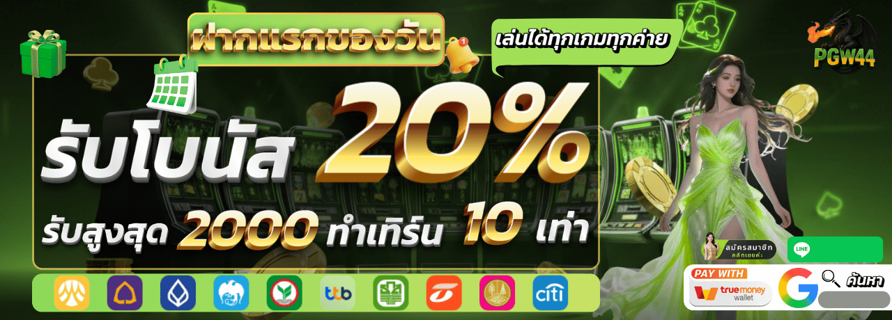 โบนัส20% pgw44